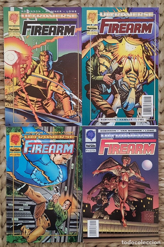 C&oacute;mics: FIREARM - ULTRAVERSE. Serie Limitada de 4 comics. Comics Forum 1995 - Foto 1