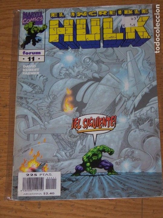 C&oacute;mics: FORUM EL INCREIBLE HULK VOL V.3  n&ordm; 11 - Foto 1