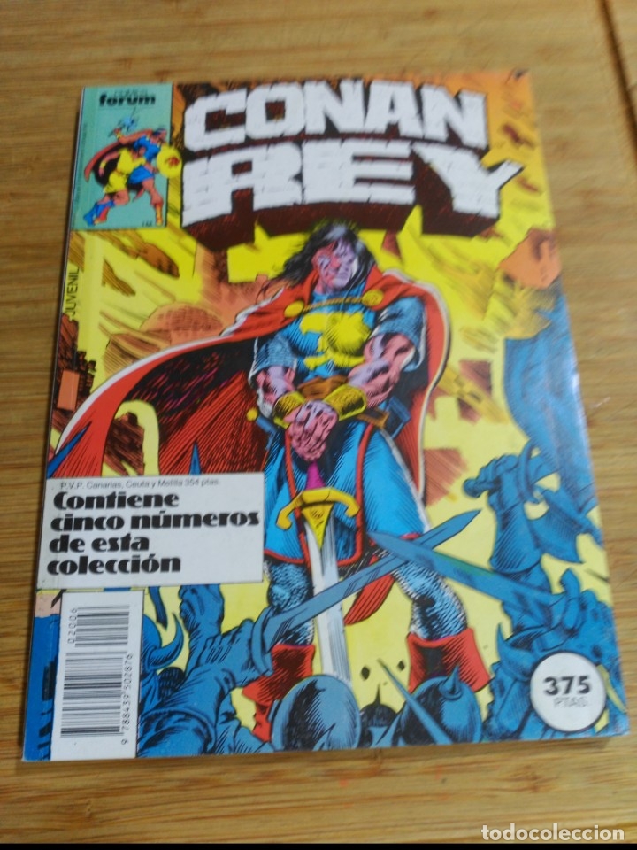 C&oacute;mics: Conan Rey  Retapado  N&uacute;meros 51 al 55 Excelente estado - Foto 1