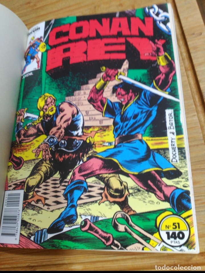 C&oacute;mics: Conan Rey  Retapado  N&uacute;meros 51 al 55 Excelente estado - Foto 3