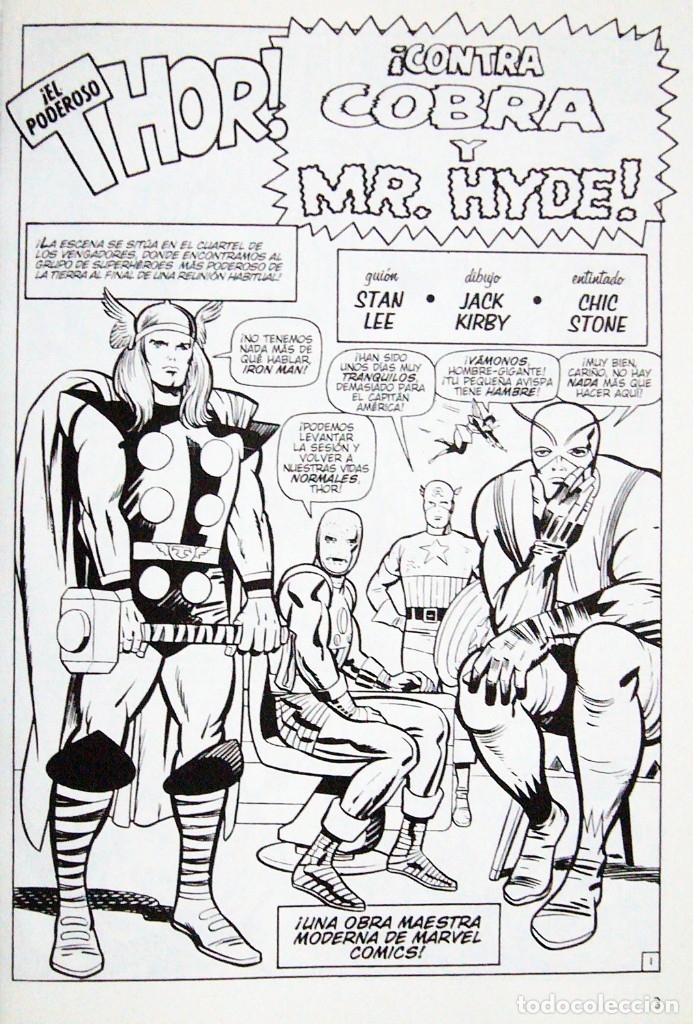 C&oacute;mics: El poderoso Thor, n&ordm; 5 (2001) de Stan Leey Jack Kirby, ed. Planeta y Comics Forum, Biblioteca Marvel - Foto 3
