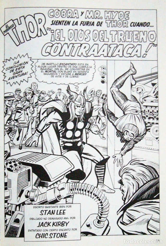 C&oacute;mics: El poderoso Thor, n&ordm; 5 (2001) de Stan Leey Jack Kirby, ed. Planeta y Comics Forum, Biblioteca Marvel - Foto 4