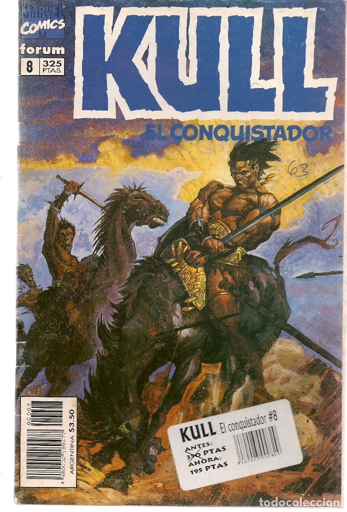 C&oacute;mics: KULL, EL CONQUISTADOR. N&ordm; 8. FORUM (C/A15) - Foto 1