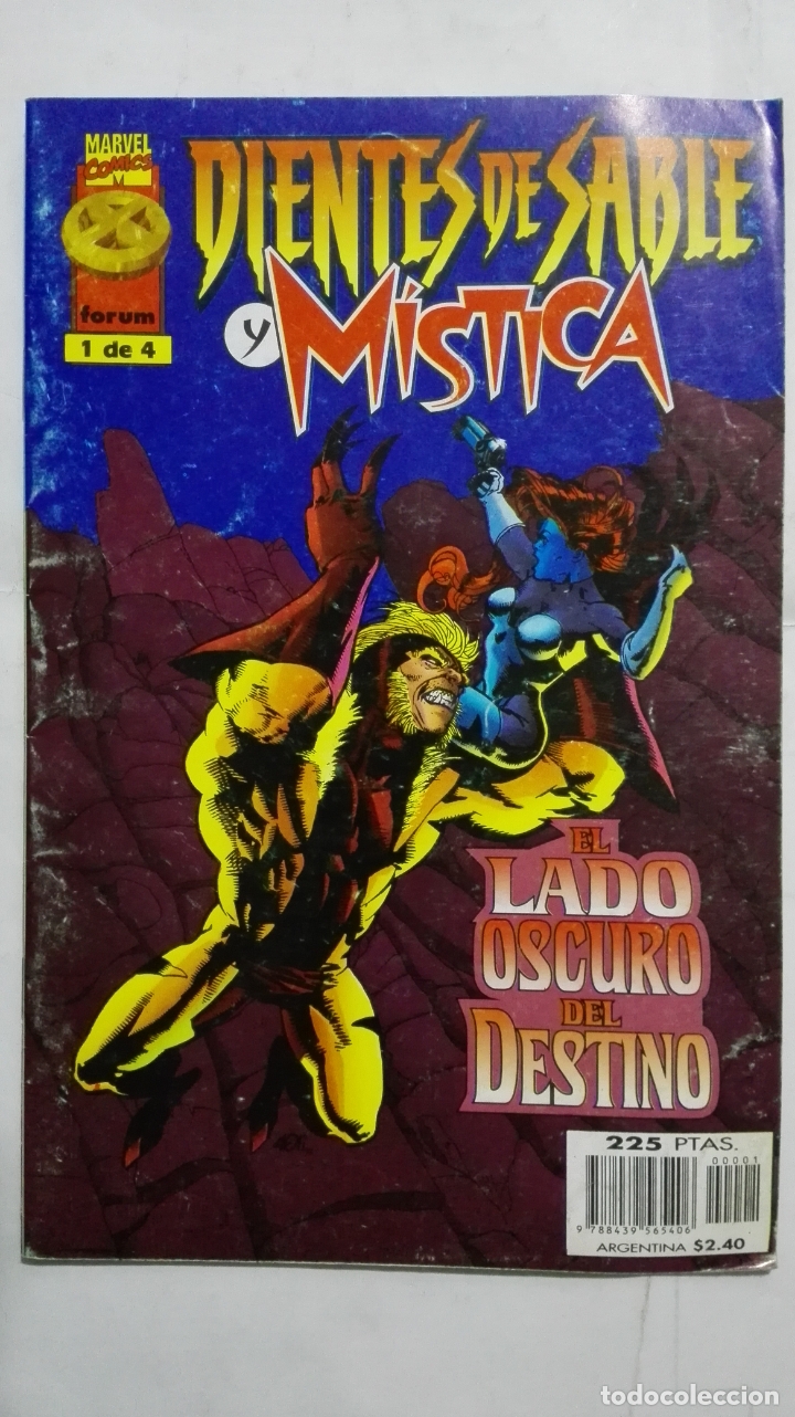 C&oacute;mics: DIENTES DE SABLE Y MISTICA N&ordm; 1 DE 4, COMICS FORUM - Foto 1