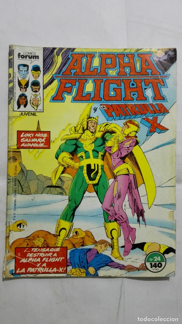 C&oacute;mics: ALPHA FLIGHT, N&ordm; 24, COMICS FORUM - Foto 1