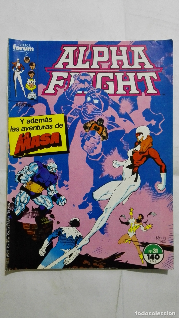 C&oacute;mics: ALPHA FLIGHT, N&ordm; 31, COMICS FORUM - Foto 1