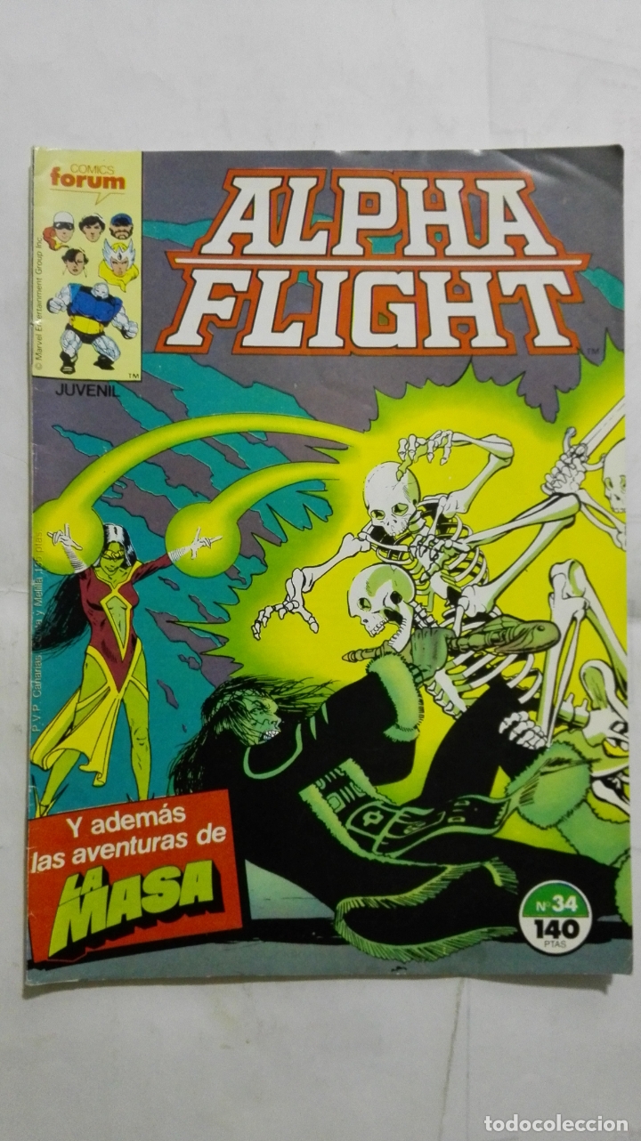 C&oacute;mics: ALPHA FLIGHT, N&ordm; 34, COMICS FORUM - Foto 1