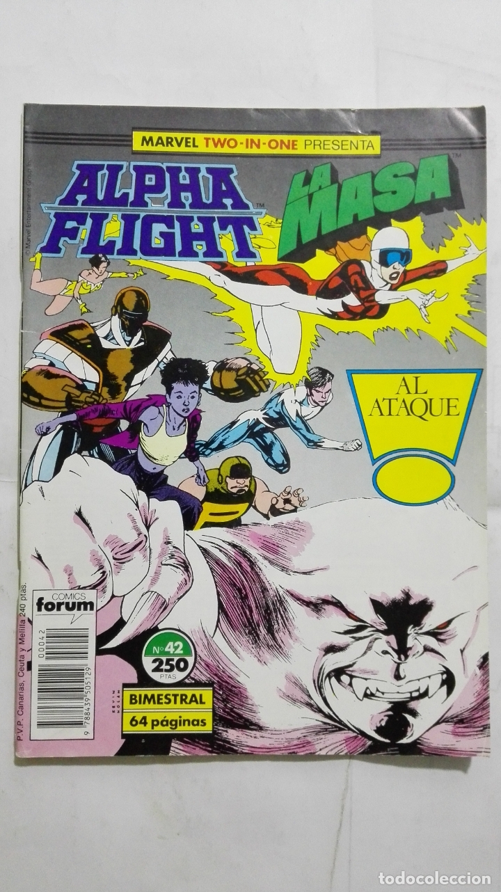 C&oacute;mics: ALPHA FLIGHT, LA MASA, N&ordm; 42, COMICS FORUM - Foto 1