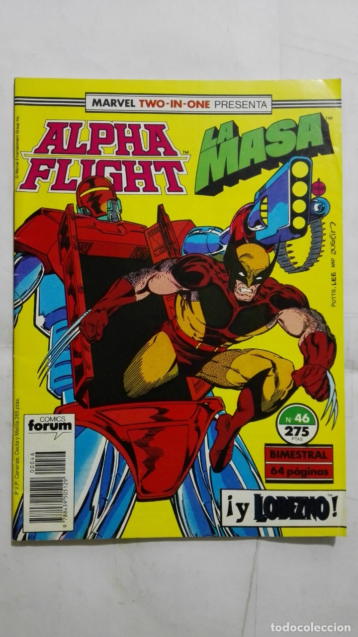 C&oacute;mics: ALPHA FLIGHT, LA MASA, N&ordm; 46, COMICS FORUM - Foto 1
