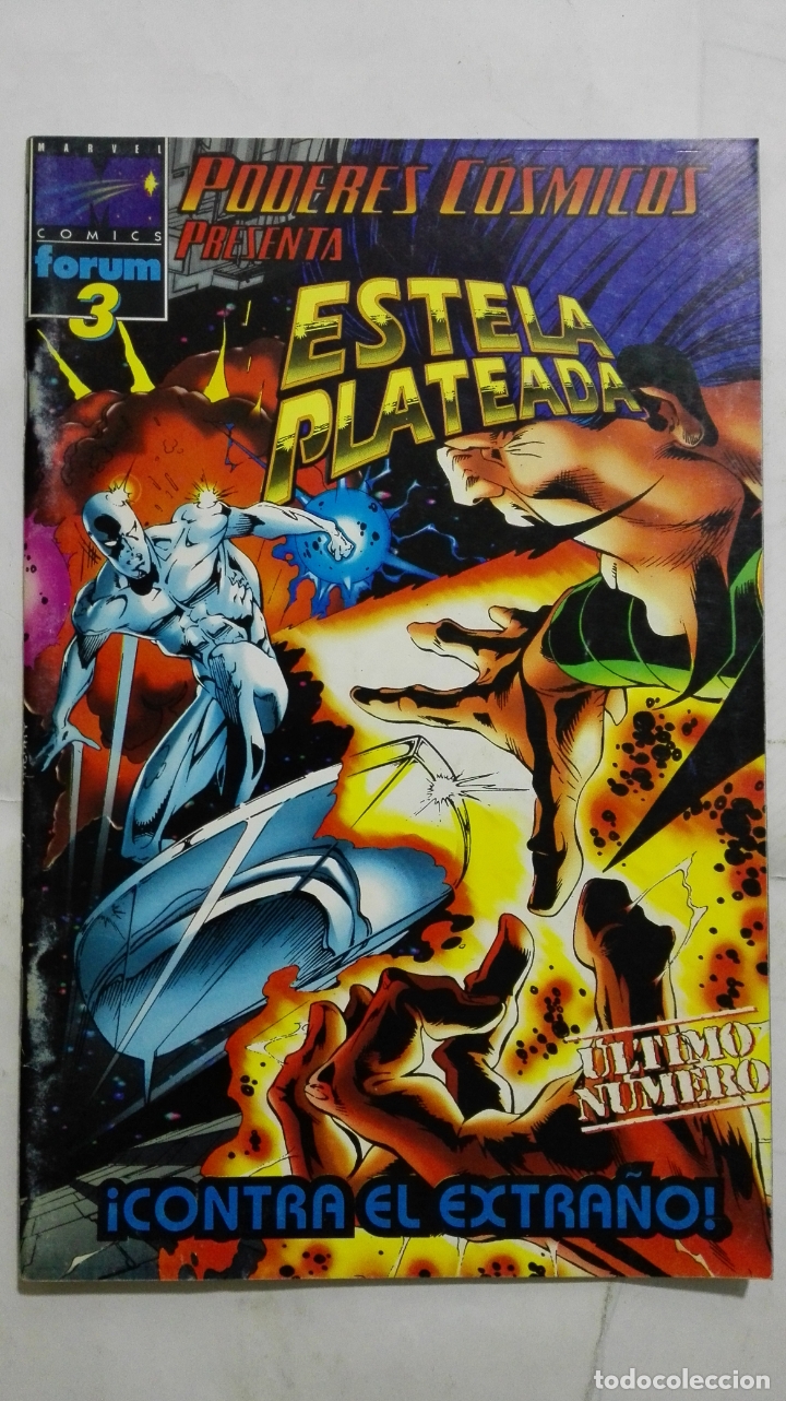C&oacute;mics: PODERES COSMICOS PRESENTA ESTELA PLATEADA, N&ordm; 3, COMICS FORUM, ULTIMO NUMERO - Foto 1