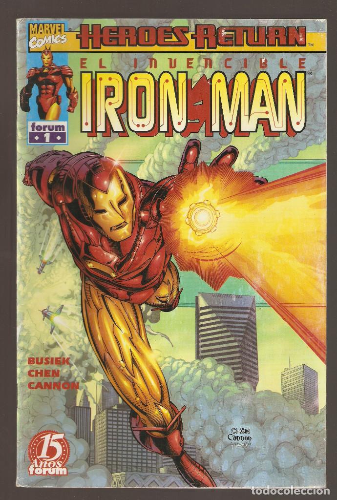 C&oacute;mics: IRON MAN vol.4 - N&ordm; 1 DE 25 - HEROES RETURN - FORUM - - Foto 1