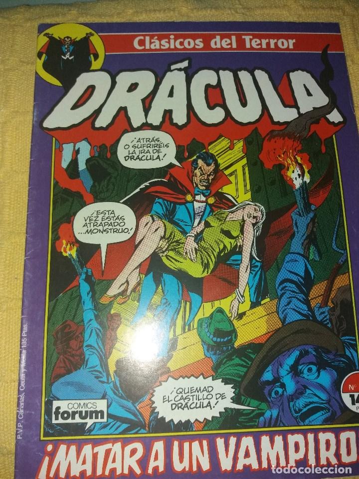 C&oacute;mics: clasicos del terror dracula numero 4 comics forum-planeta 1988 - Foto 1
