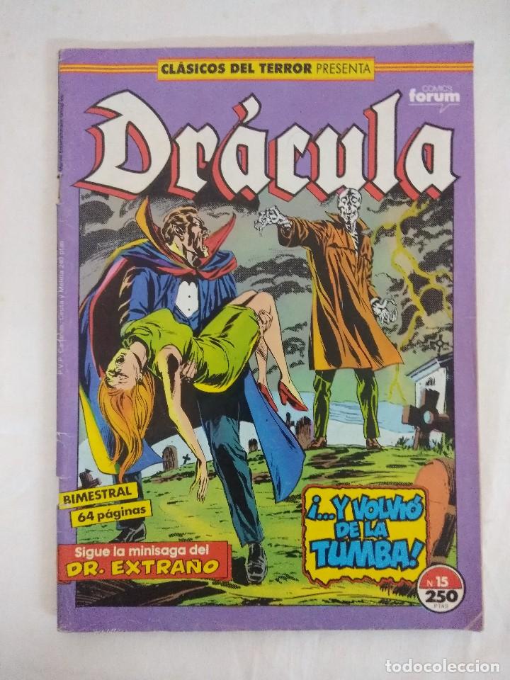 C&oacute;mics: CLASICOS DE TERROR DRACULA N&ordm;15/FORUM.
