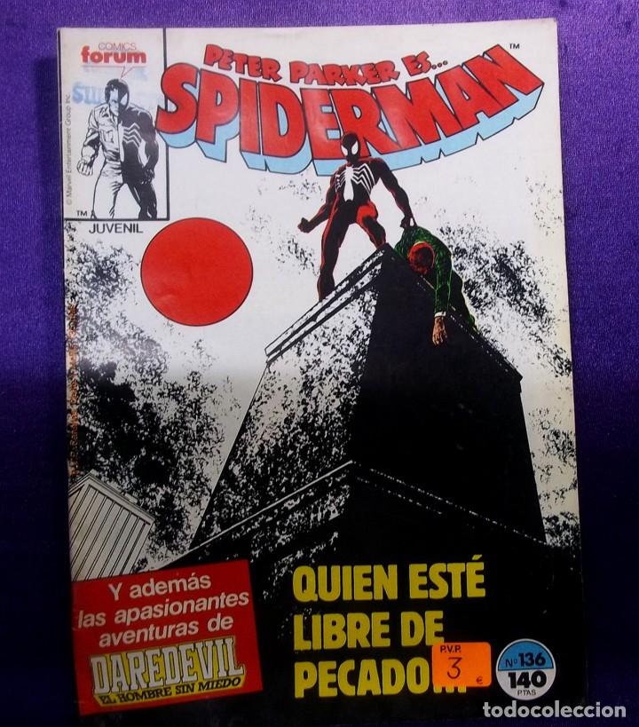 C&oacute;mics: COMIC SPIDERMAN N&ordm; 136 COMICS FORUM JUVENIL. B. MARVEL - Foto 1