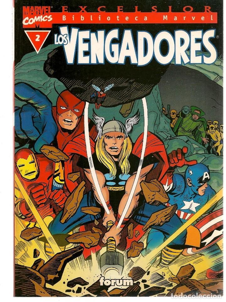 C&oacute;mics: EXCELSIOR. BIBLIOTECA MARVEL. LOS VENGADORES. N&ordm; 2. FORUM. (P/C2) - Foto 1