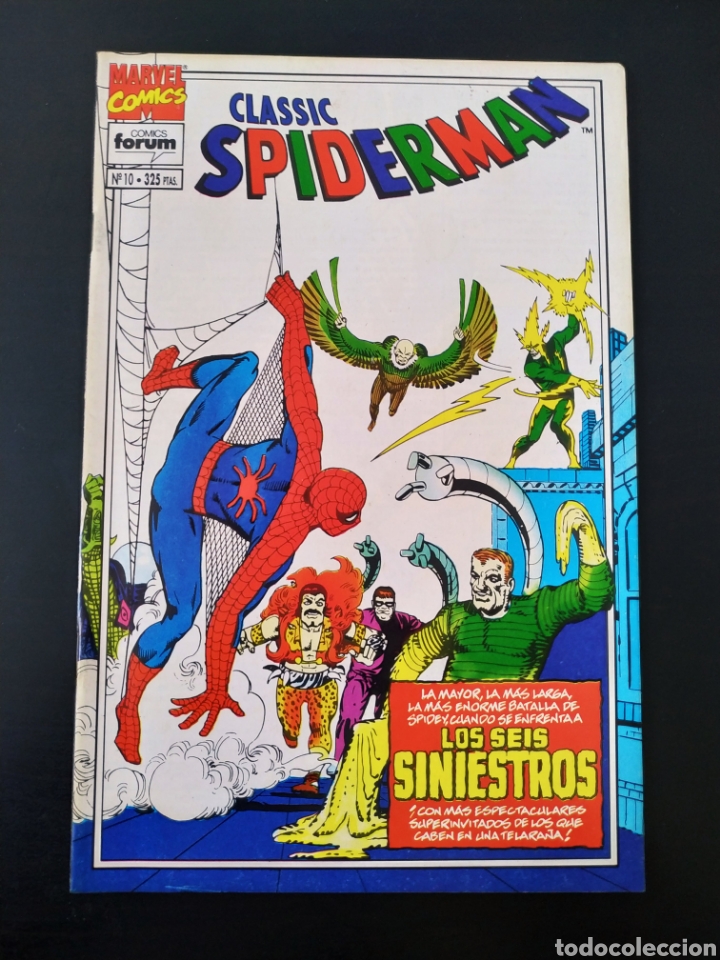 C&oacute;mics: EXCELENTE ESTADO CLASSIC SPIDERMAN 10 FORUM - Foto 1