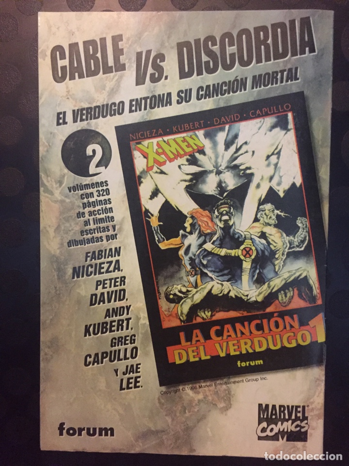 C&oacute;mics: X MAN VOL.2 N.5 . UNA CUESTI&Oacute;N DE PODER . ( 1996/2000 ). - Foto 2