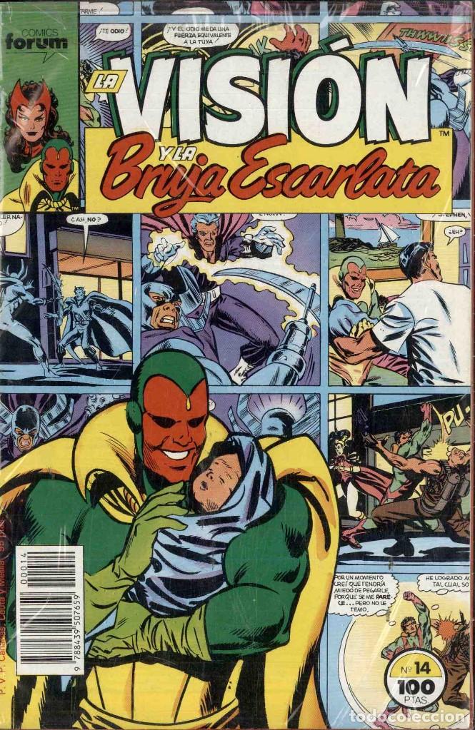 C&oacute;mics: LA VISION Y LA BRUJA ESCARLATA , 1 al 14 Ejemplares, COMPLETA - Foto 1