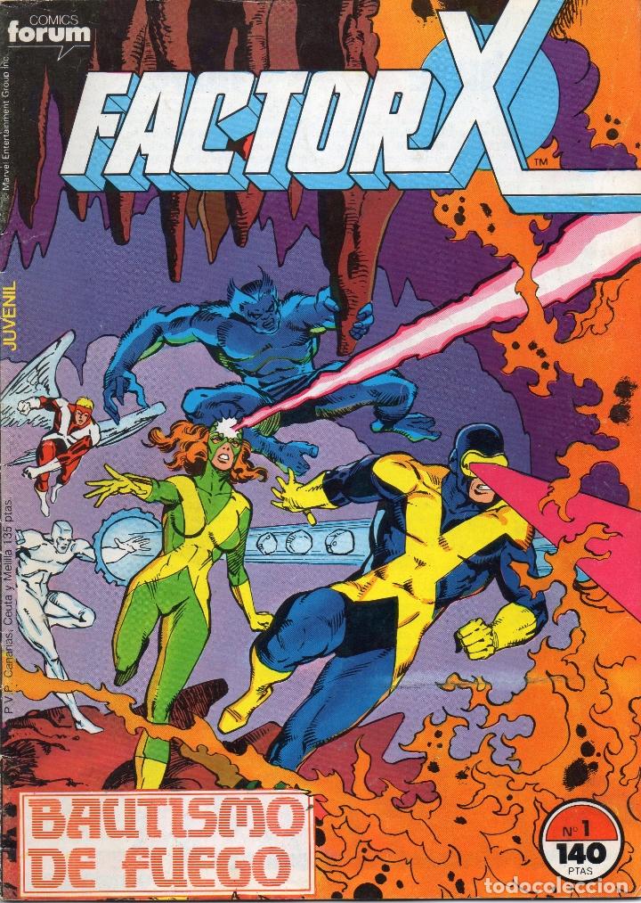 C&oacute;mics: FACTOR X - N&ordm;.1 - BAUTISMO DE FUEGO - FORUM - Foto 1