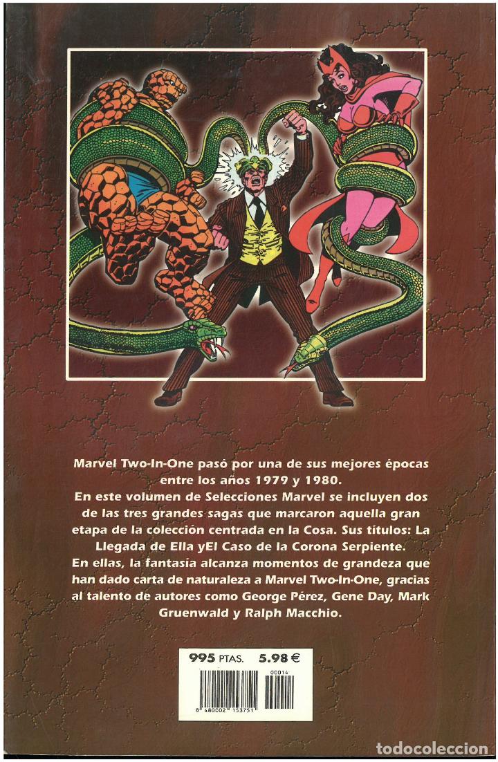 C&oacute;mics: SELECCIONES MARVEL N&ordm; 14. LA COSA. FORUM C-38. - Foto 2