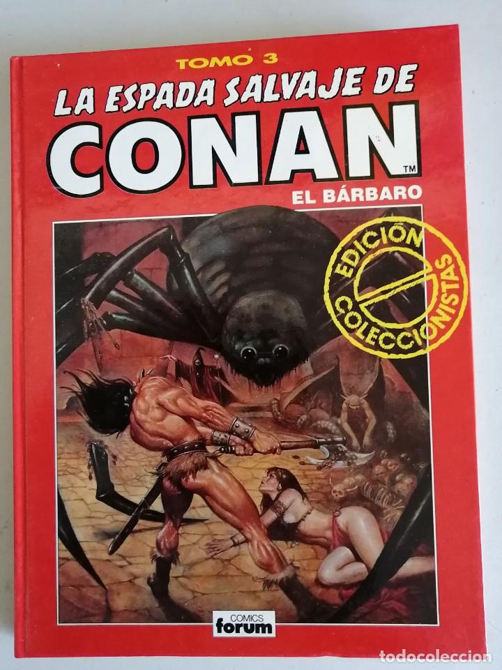 C&oacute;mics: LA ESPADA SALVAJE DE CONAN EL BARBARO TOMO 3 - Foto 1