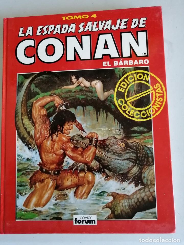 C&oacute;mics: LA ESPADA SALVAJE DE CONAN EL BARBARO TOMO 4 - Foto 1