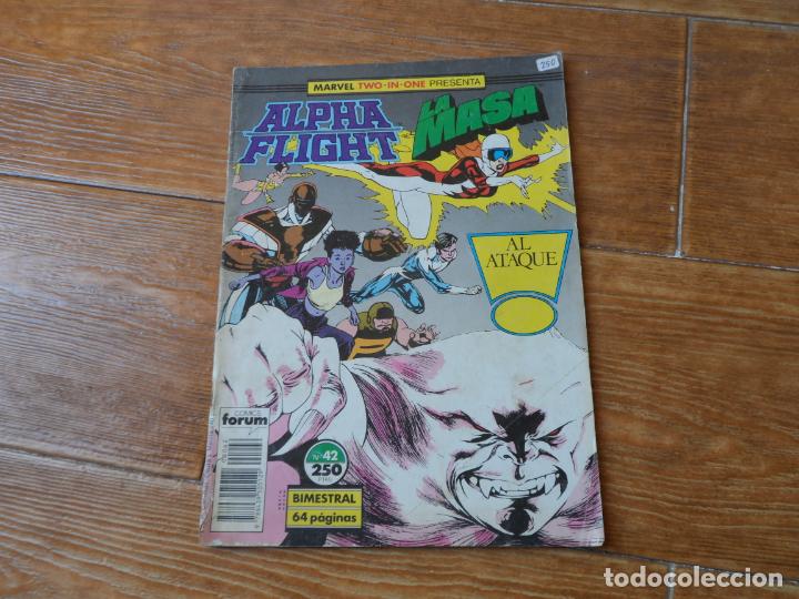 C&oacute;mics: MARVEL TWO IN ONE N&ordm; 42 LA MASA ALPHA FLIGHT EDICIONES FORUM - Foto 1