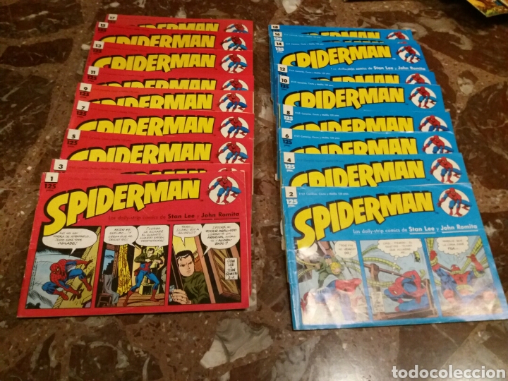 C&oacute;mics: Spiderman daily strip comic. 1 al 18 cuadernos - Foto 1