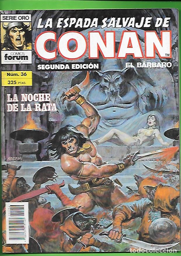C&oacute;mics: LA ESPADA SALVAJE DE CONAN EL BARBARO NUMERO 36 - Foto 1
