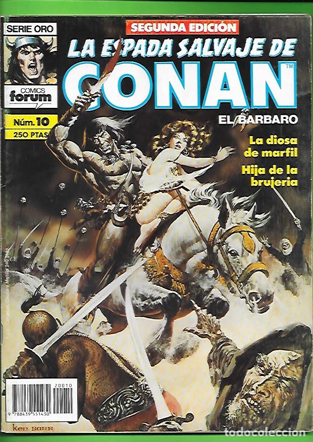 C&oacute;mics: LA ESPADA SALVAJE DE CONAN EL BARBARO NUMERO 10 - Foto 1
