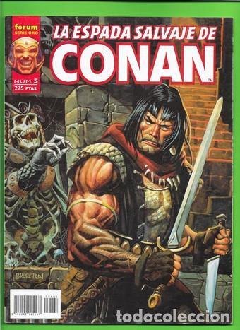 C&oacute;mics: VOLUMEN 2 DE LA ESPADA SALVAJE DE CONAN EL BARBARO NUMERO 5 - Foto 1