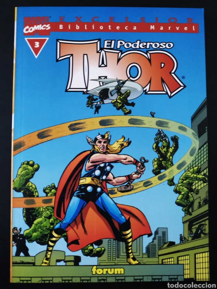 C&oacute;mics: DE KIOSCO EL PODEROSO THOR 3 EXCELSIOR BIBLIOTECA MARVEL FORUM - Foto 1
