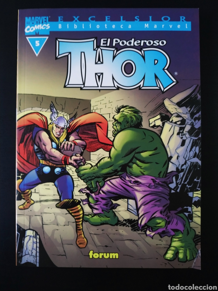C&oacute;mics: EXCELENTE ESTADO EL PODEROSO THOR 5 EXCELSIOR BIBLIOTECA MARVEL FORUM - Foto 1