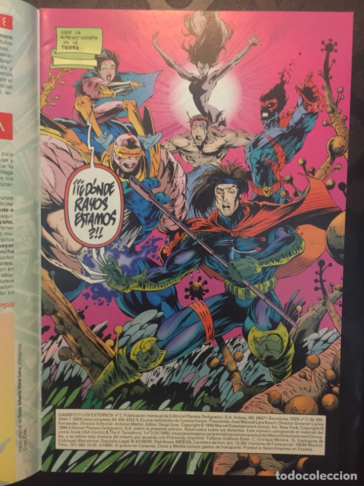 C&oacute;mics: GAMBITO Y LOS EXTERNOS N.2 . LA ERA DE APOCALIPSIS . ( 1995/1996 ) . - Foto 3