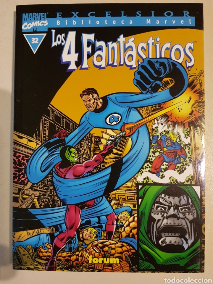 C&oacute;mics: BIBLIOTECA MARVEL - LOS 4 FANT&Aacute;STICOS - 32 - TOMO - MARVEL - FORUM - Foto 1