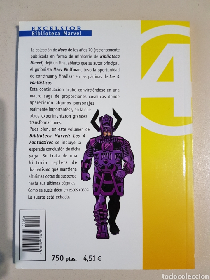 C&oacute;mics: BIBLIOTECA MARVEL - LOS 4 FANT&Aacute;STICOS - 30 - TOMO - MARVEL - FORUM - Foto 2