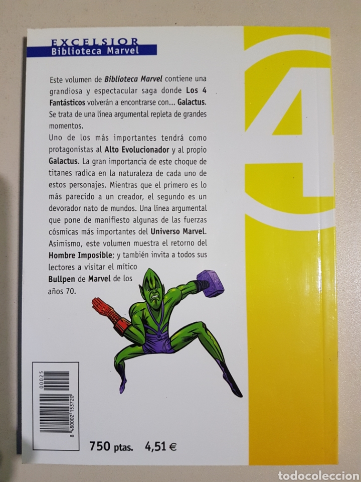 C&oacute;mics: BIBLIOTECA MARVEL - LOS 4 FANT&Aacute;STICOS - 25 - TOMO - MARVEL - FORUM - Foto 2