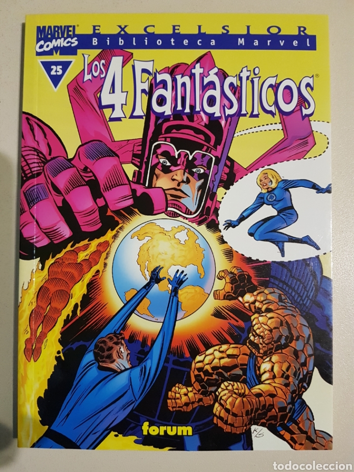 C&oacute;mics: BIBLIOTECA MARVEL - LOS 4 FANT&Aacute;STICOS - 25 - TOMO - MARVEL - FORUM - Foto 1