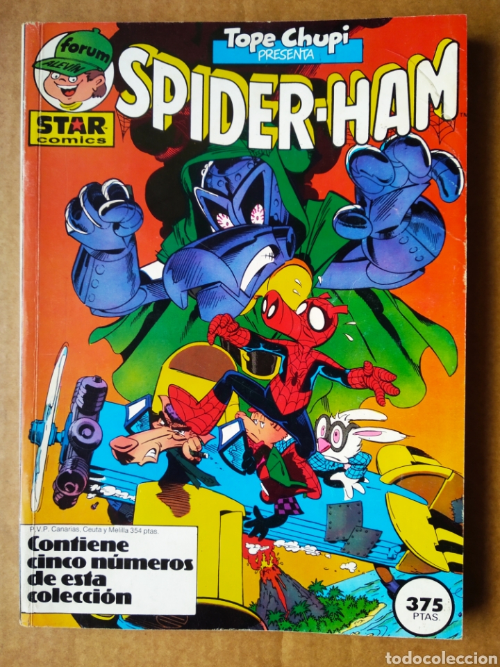 Retapado Tope Chupi Spider Ham Numeros 11 12 Comprar Comics