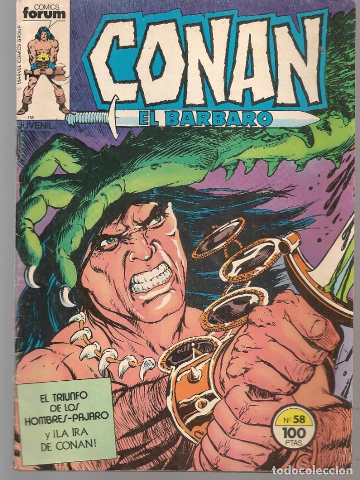 C&oacute;mics: CONAN, EL B&Aacute;RBARO. N&ordm; 58.  FORUM. (ST/A14) - Foto 1
