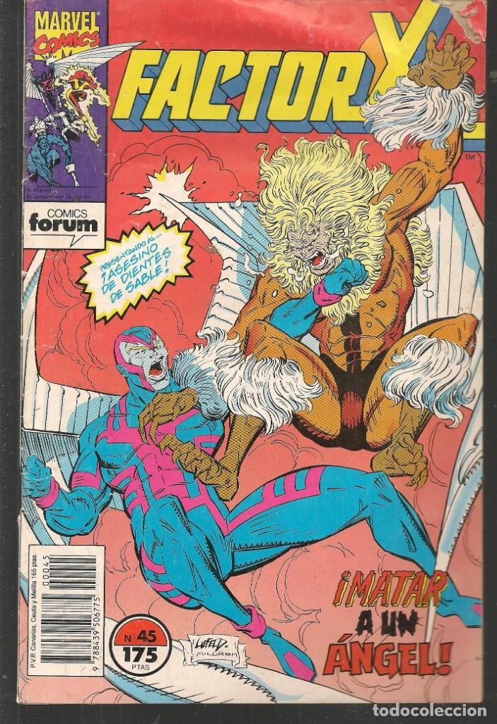 C&oacute;mics: FACTOR X. N&ordm; 45. FORUM, (ST/A02) - Foto 1