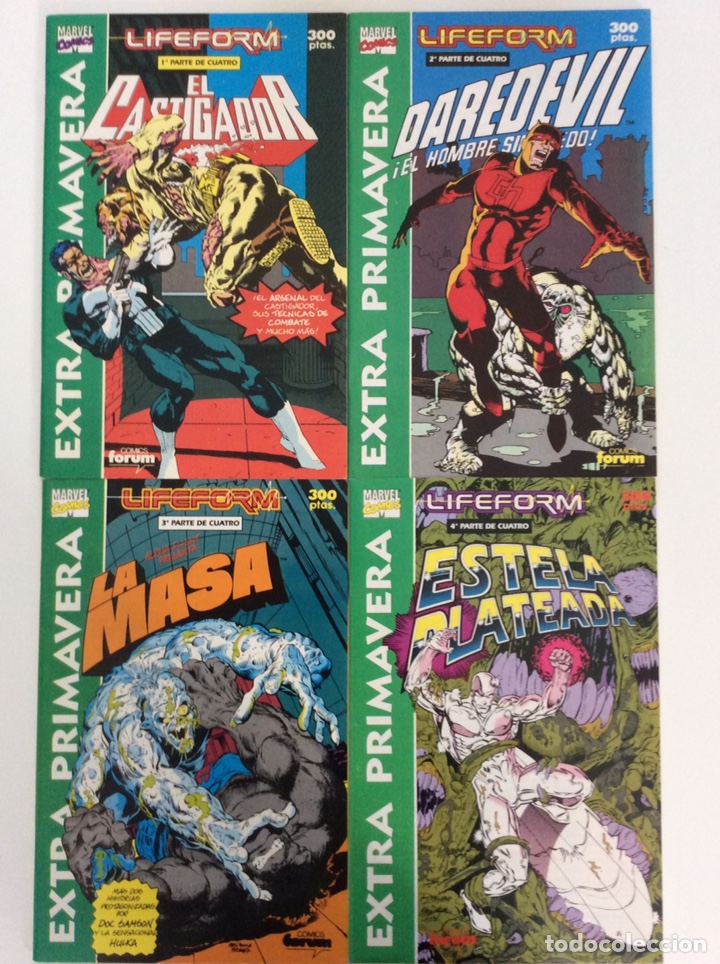 Comics: LOTE 4 C&Oacute;MICS - LIFEFORM - COLECCI&Oacute;N COMPLETA ESPECIALES FORUM