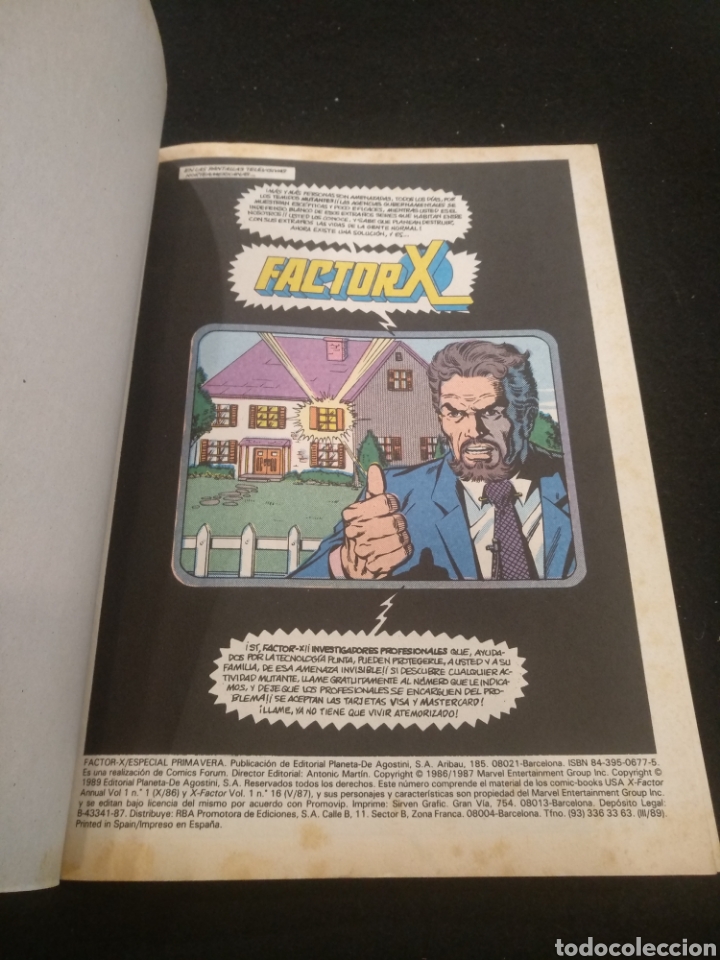 C&oacute;mics: &Aacute;lbum especial Factor X, tres n&uacute;meros exyras, Forum. - Foto 4
