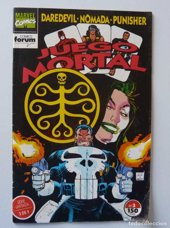 C&oacute;mics: DAREDEVIL / NOMADA / PUNISHER // N&ordm; 3 / JUEGO MORTAL - Foto 1