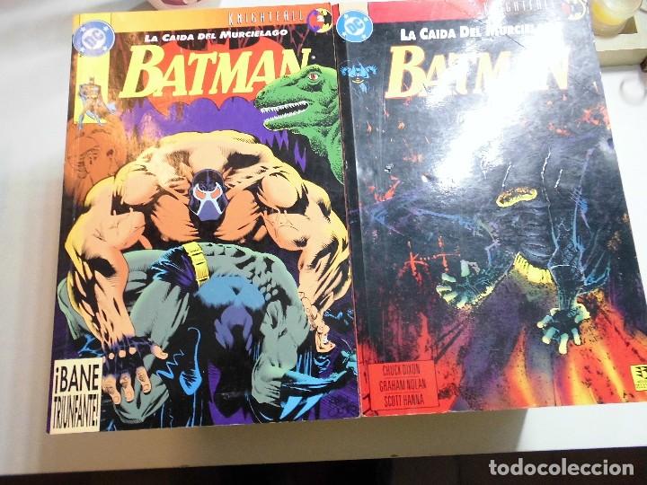 C&oacute;mics: LA CAIDA DEL MURCIELAGO BATMAN 2 TOMOS KNIGHTFALL DC ZINCO - Foto 1