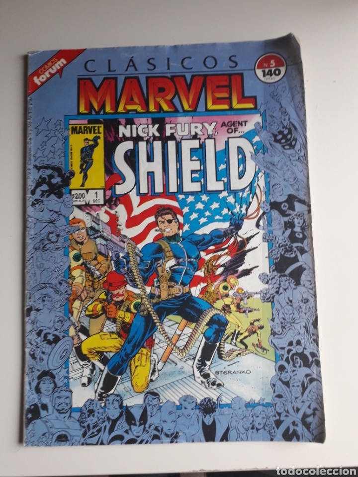 C&oacute;mics: Cl&aacute;sicos Marvel num 5. Nick Furia, de Steranko - Foto 1