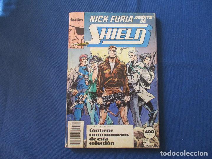 C&oacute;mics: MARVEL / NICK FURIA AGENTE DE SHIELD / RETAPADO / N&Uacute;MEROS 1 al 5 - Foto 1