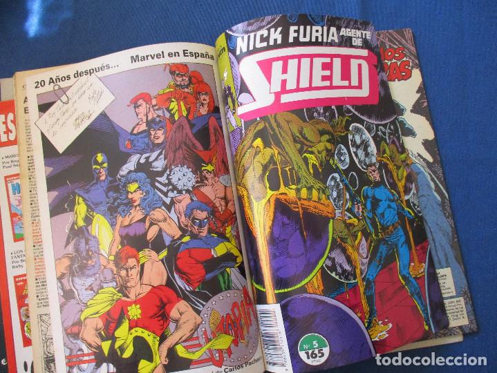 C&oacute;mics: MARVEL / NICK FURIA AGENTE DE SHIELD / RETAPADO / N&Uacute;MEROS 1 al 5 - Foto 8