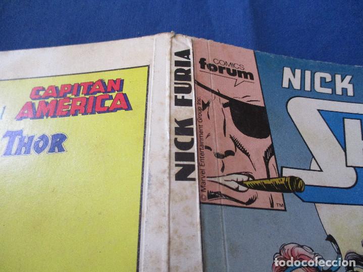 C&oacute;mics: MARVEL / NICK FURIA AGENTE DE SHIELD / RETAPADO / N&Uacute;MEROS 1 al 5 - Foto 12