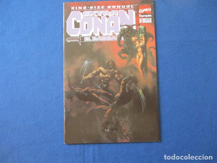 C&oacute;mics: MARVEL / KING - SIZE ANNUAL / EXTRA CONAN EL B&Aacute;RBARO N.&ordm; 3 / FORUM 1996 - Foto 1